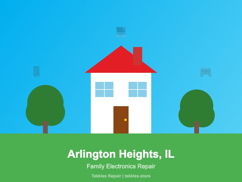 Arlington Heights IL electronics repair - family console and computer fix by Tekkies near Arlington Heights Illinois