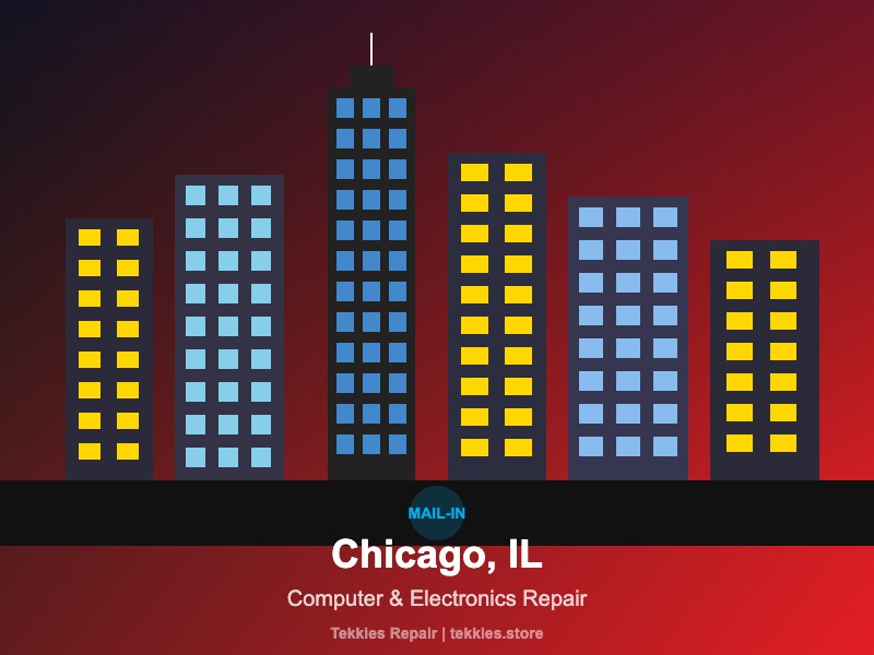 Chicago computer and electronics repair mail-in service